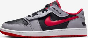 Nike Air Jordan 1 Low Flyease "Fire Red Cement Grey" Grau/Rot, Größe: 43