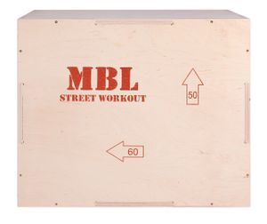 Plyobox Jump Box Holz Crossfit Fitness 60 x 50 x 40 MBL