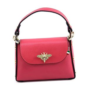 Florence Umhängetasche Biene Damen Handtasche Echtleder rot D2OTF817R