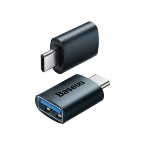 Baseus Ingenuity Series USB Type C auf USB-A 3.2 Gen 1 Adapter blau (ZJJQ000003)