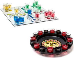 relaxdays 2 tlg Trinkspiele Set