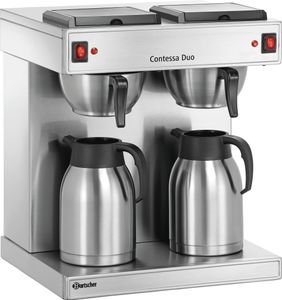 Bartscher Contessa Duo Doppel-Kaffeemaschine inkl. 2 Kannen 2l