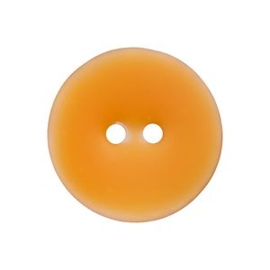Perlmutt/Polyesterknopf 2-Loch Farben allgemein: Orange, Durchmesser: 20 mm