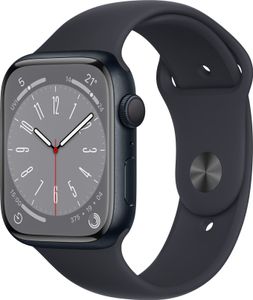 Apple Watch 8 GPS 45mm Alu Midnight/Midnight Sport Band