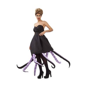 Verkleidung für Erwachsene My Other Me Octopus Lady Ursula Schwarz Kleid Größe M/L