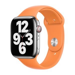 Apple Watch (41 mm) Sportarmband, Gelborange - Regular