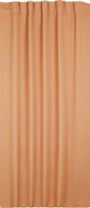 Verdunkelungsvorhang Kräuselband 300 x 245 cm Orange Vorhang blickdicht abdunkelnd Gardine wärmeisolierend