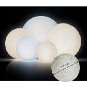 LED sveteľná Gula 14 cm - teplá biela - 4 funkcie