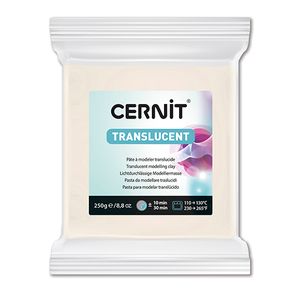 Cernit Polymer Clay Translucent Polymer-Ton Translucent 250 g