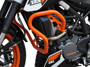 Crash bar kompatybilny z KTM 125/200 Duke BJ 2011-16 pomarańczowy