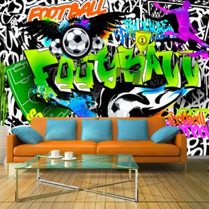 Fototapete - Football Graffiti 300x210