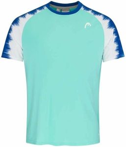 Head Topspin T-Shirt Men Turquiose/Print Vision L Tennis-Shirt