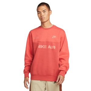Nike Herren Sweater Nike Air Brushed-Back Fleece gym red S