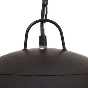 vidaXL Závesná lampa Vintage Industrial Style 25 W čierna okrúhla 41 cm E27