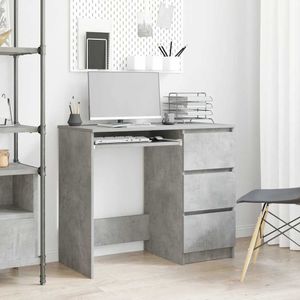 vidaXL Schreibtisch Betongrau 90x45x76 cm Holzwerkstoff vidaXL Schreibtisch Betongrau 90x45x76 cm Holzwerkstoff