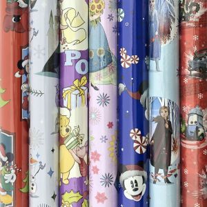 Disney-Sortiment Geschenkpapier für Weihnachten – 200 x 70 cm – 7 Rollen