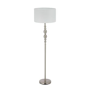 relaxdays Stehlampe Wohnzimmer beige