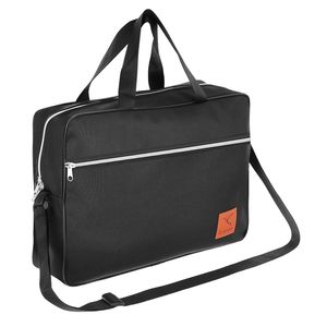 Granori Handgepäck Reisetasche 40x30x10 cm ideal als kleine Flugzeug Kabinentasche für Flug mit Lufthansa in schwarz