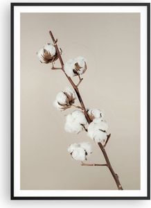 Gerahmtes Poster - Schwarzer Rahmen - Baumwolle Zweig Boho - 70x100 cm - Wand Bild - Wanddeko - Wandbilder - Kunstposter - Wandposter - Bilderrahmen - Bilder - Kunstdruck - P2BPA70x100-4730