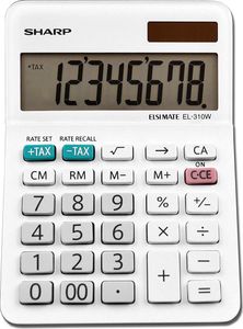 SHARP EL-310W Tischrechner weiß