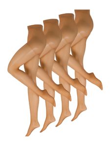NUR DIE Fein-strumpfhose girls strumpfhose stockings Fit in Form, 40 Den amber 44/48 = L