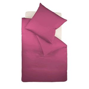 Fleuresse Mako-Satin-Bettwäsche colours himbeere 5015 200x200