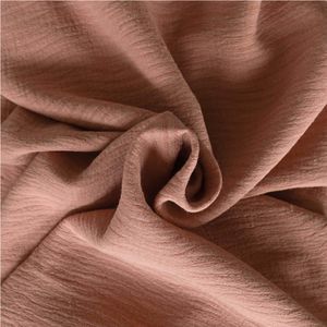 Musselin Baumwoll-Leinen Jacquard Wellenmuster Zuschnitt ab 1m x 140cm