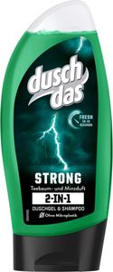 Duschdas Strong 2 in 1 Duschgel und Shampoo Teebaumduft 250 ml