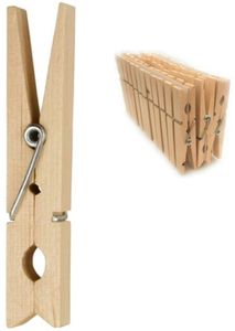Wäscheklammern Holz 24er Set 7 cm