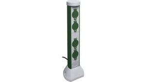 Steh Steckdosen Variante Energie Strom Verteiler IP44 Timer E27-Fassung Garten Veranda Balkon, Artikelnummer:0068400021