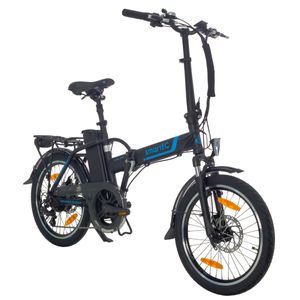 smartEC Faltrad Pedelec Camp-20H E-Bike Klapp-Elektrofahrrad 20 Zoll 36V 15,6AH Reichweite 100km Schwarz Modelljahr 2024
