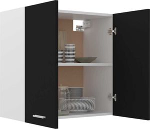 Gute Möbel® Hängeschrank/Schubunterschrank/Küchenschrank/Unterschrank/Küchenbuffet Küchenunterschrank/Küchenzeile Schwarz 60x31x60 cm Spanplatte Größe：60 x 31 x 60 cm🌻1715