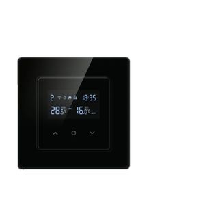 Intelligenter Thermostat, WiFi-Verbindung, Touchscreen-Steuerung, 16A WiFi Elektroheizung-Schwarz