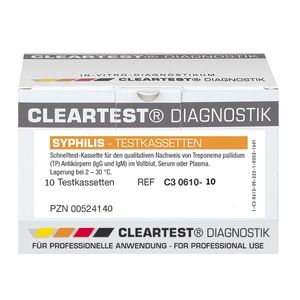 Cleartest® Syphilis, 10 testov, sérum a plazma