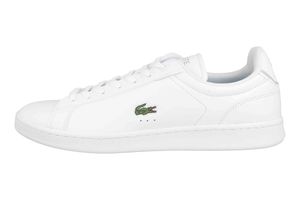 Lacoste CARNABY PRO BL23 1 SMA Sneaker in Übergrößen Weiß 45SMA011021G große Herrenschuhe, Größe:48