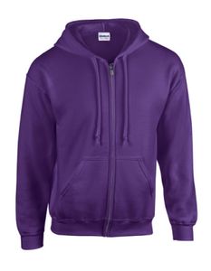 Heavy Blend Full Zip Hooded Sweatshirt - Farbe: Purple - Größe: L