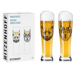 Brauchzeit Weizenbierglas-Set #15, #16 Von Ritzenhoff Design Team