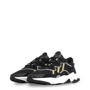 Adidas Sneakers Herren, Größe:UK 8.0, Farbe:Schwarz-schwarz,blassgrün