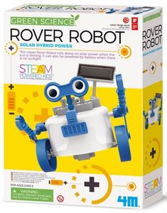 4M KidzLabs Roboter Rover blauweiß 28 cm