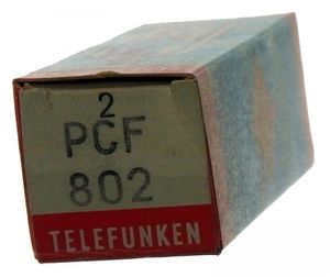NOS/OVP: Elektronenröhre PCF802, Hersteller Telefunken ID15376