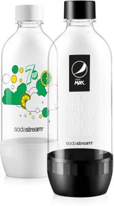 SodaStream Opakovane použiteľné fľaše k prístrojom na výrobu perlivej vody  , balenie obsahuje 2ks odolných plastových fliaš, bjem jednej fľaše: 1l, špeciálna edícia pepsi