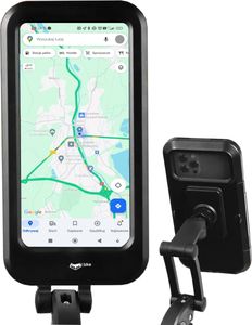 360-Grad-Fahrrad-Motorrad-Lenker-Telefonhalter, wasserdicht Schwarz