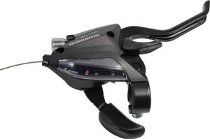 Shimano Schalthebel (rechts) mit Bremshebel 7 Gang ST-EF500 2 Finger schwarz (Werkstattverpackung)