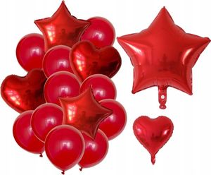 Balony - Eleganckie dekoracje - Efekt helu - Błyszczące balony foliowe - Wypełnione konfetti - Kreatywna zabawa imprezowa