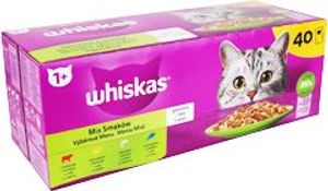 Whiskas Mix Smaków w galaretce 40x 85g mokra karma dla kota