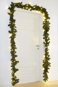 LED-Girlande Weihnachtsgirlande Tannengirlande Lichterkette Beleuchtung 5 Meter