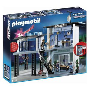 Playmobil 5176 Polizei-Kommandostation mit Alarmanlage