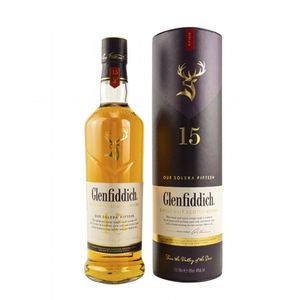 Glenfiddich 15 Jahre Our Solera Fifteen Single Malt Scotsch Whisky in Geschenkpackung | 40 % vol | 0,7 l