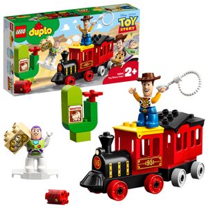 LEGO 10894 DUPLO Toy-Story-Zug, Bausatz mit Buzz und Woody Figuren für Kleinkinder