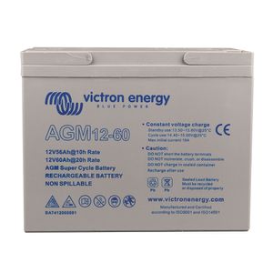 Victron AGM 12V 60Ah Super Cycle Batterie C20